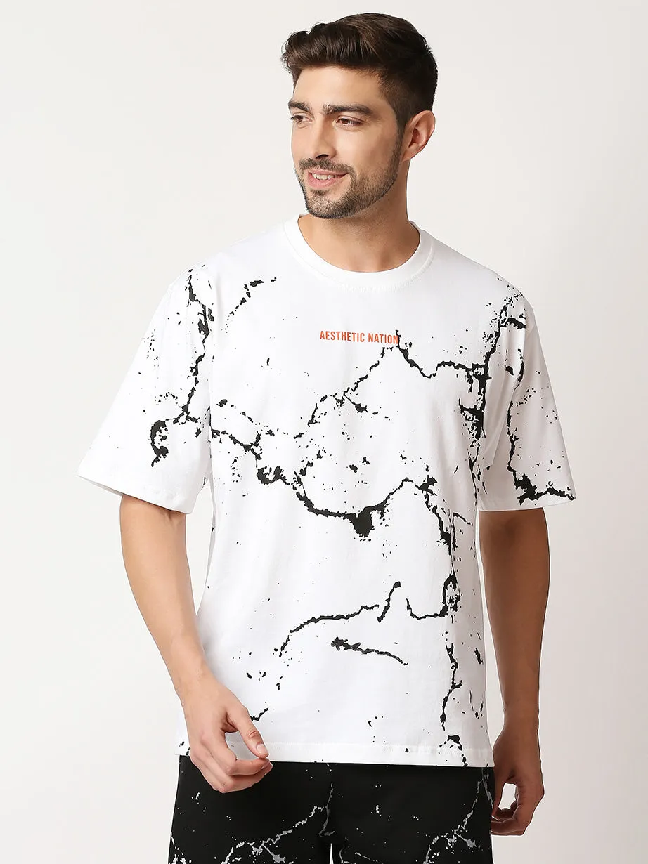 Oversized Marble Tshirt