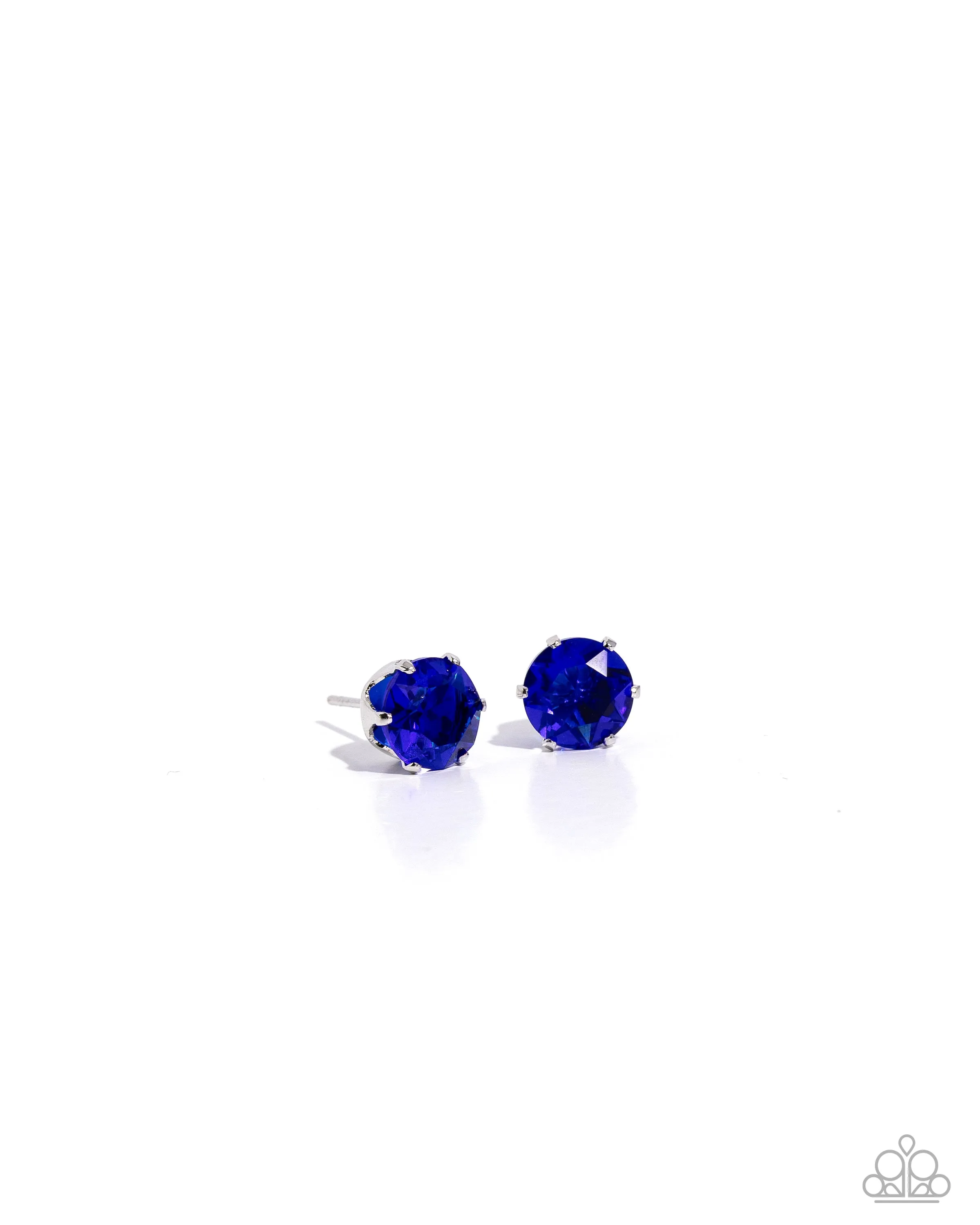 Paparazzi Breathtaking Birthstone Blue September 174UD Post Earrings