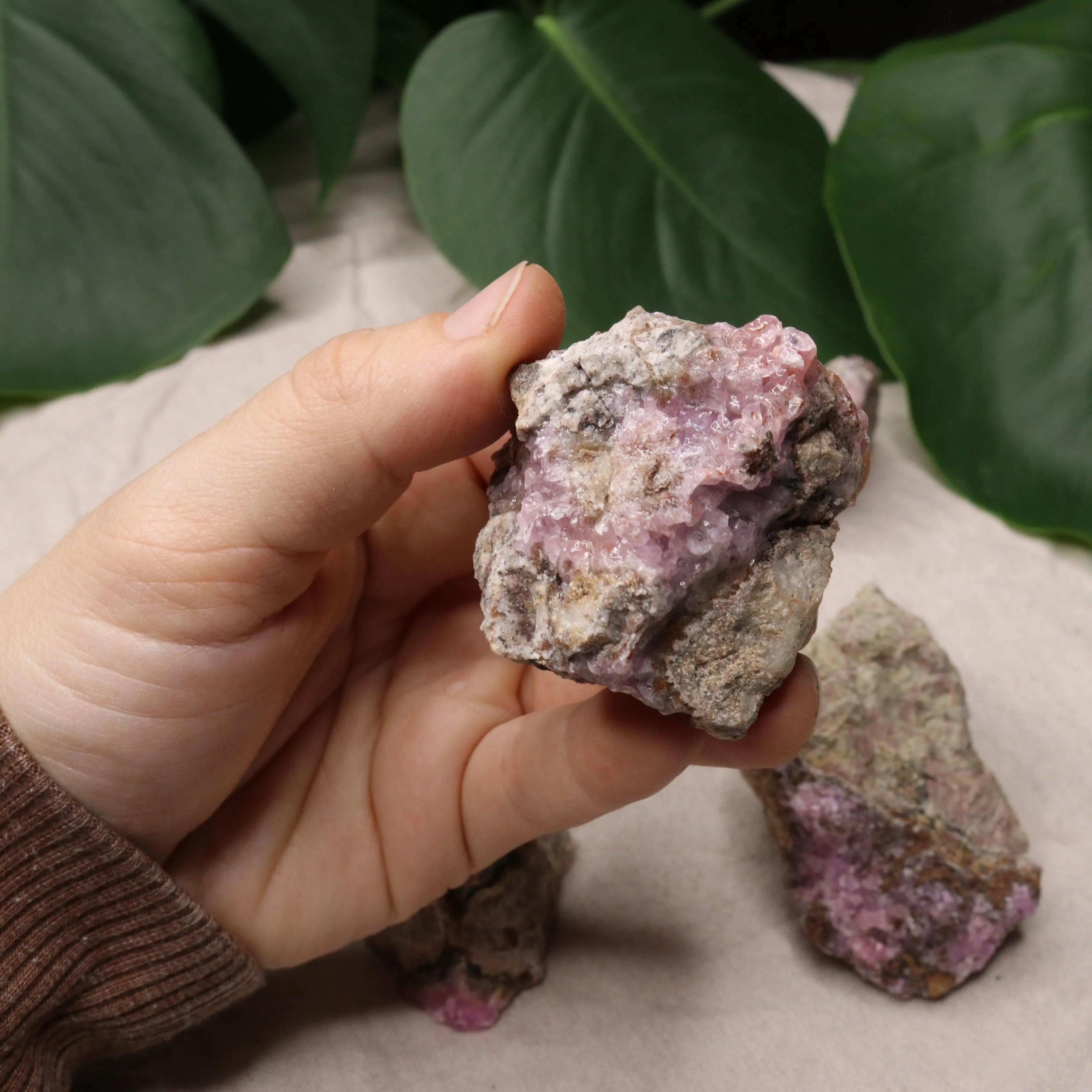 Pink Aragonite~ 1 lb Raw from Mexico ~ Heart Chakra Crystal