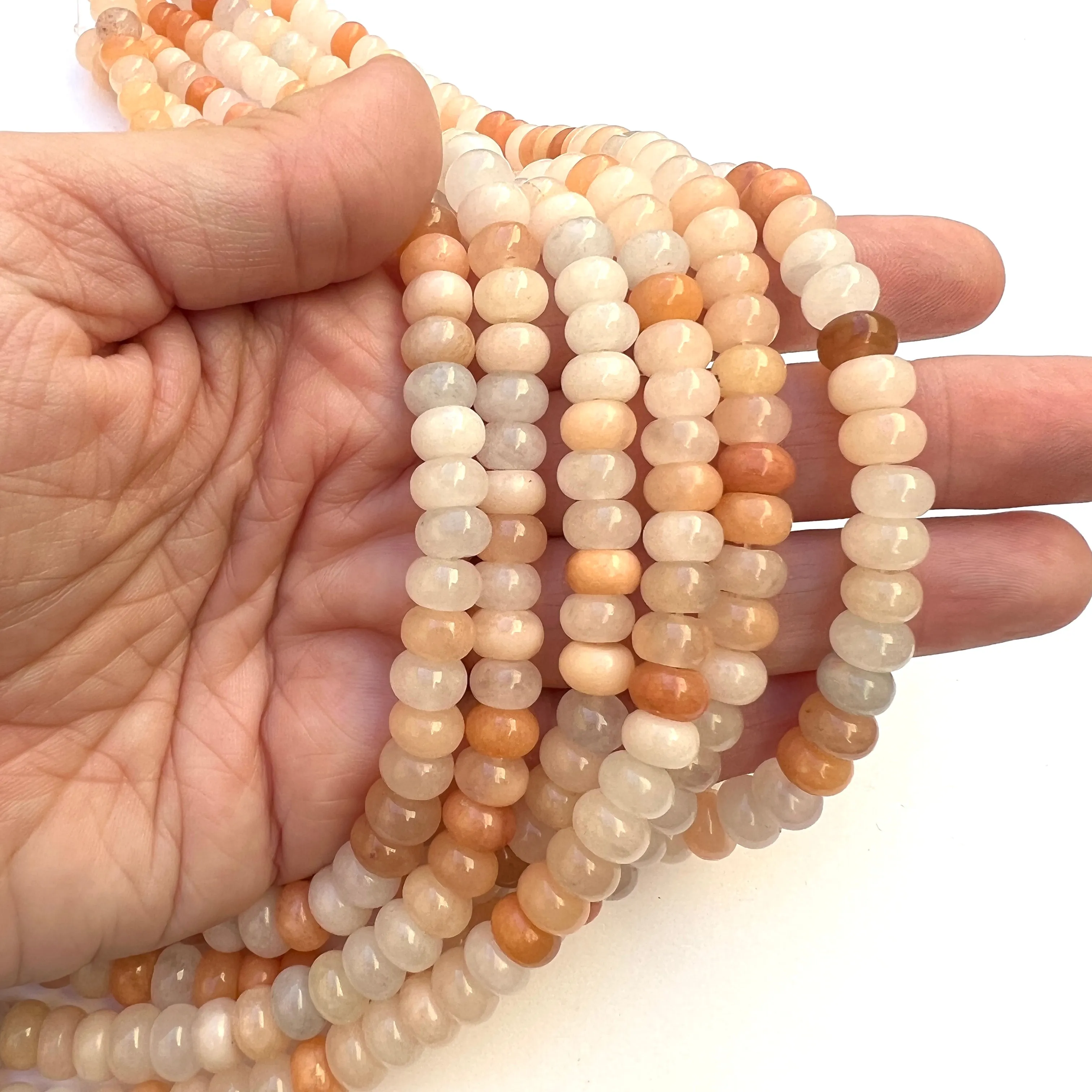 Pink Aventurine - Rondelles