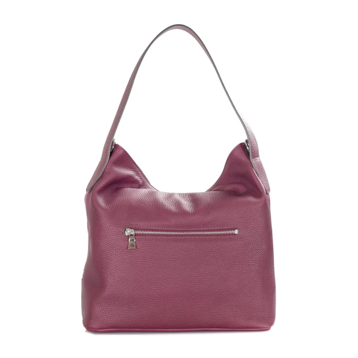 Pippa Premium Pebbled Mix Colour Leather Hobo Shoulder Handbag