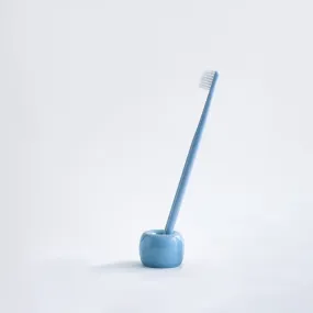 Porcelain Toothbrush Stand - Blue