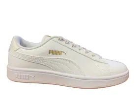 Puma boys sneakers shoe Smash v2 386197 01 white-gold