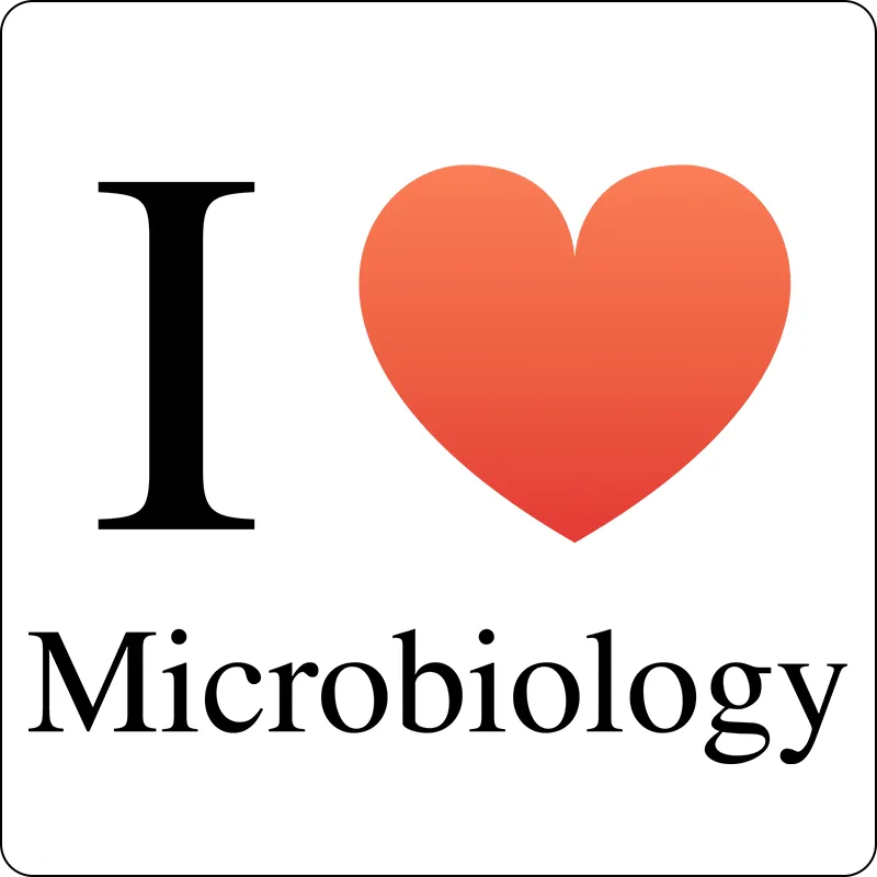 "I ♥ Microbiology" (black) - Women's T-Shirt