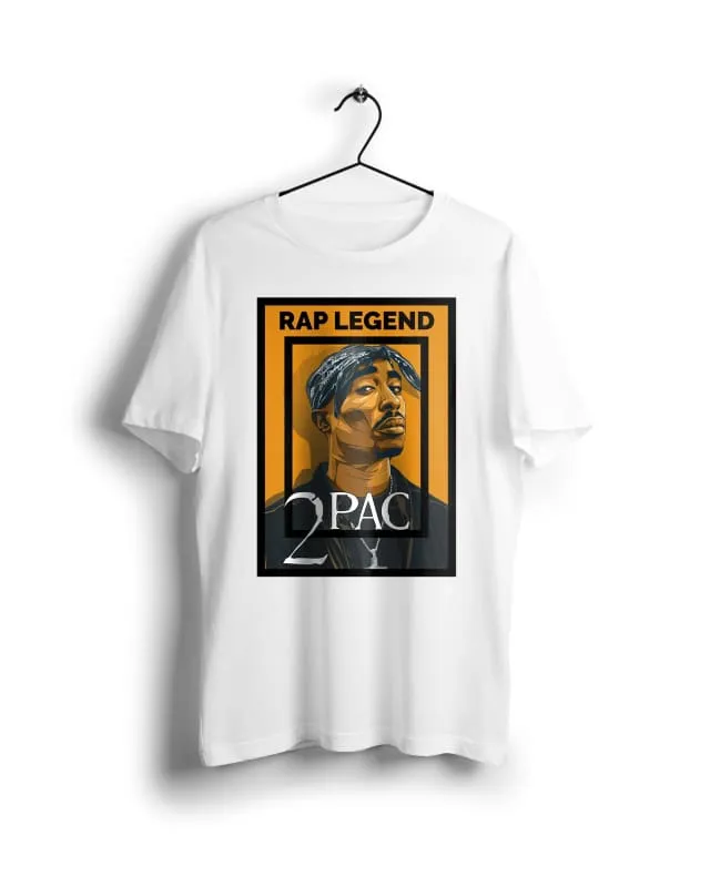 Rap Legend 2pac   - Digital Graphics Basic T-shirt White