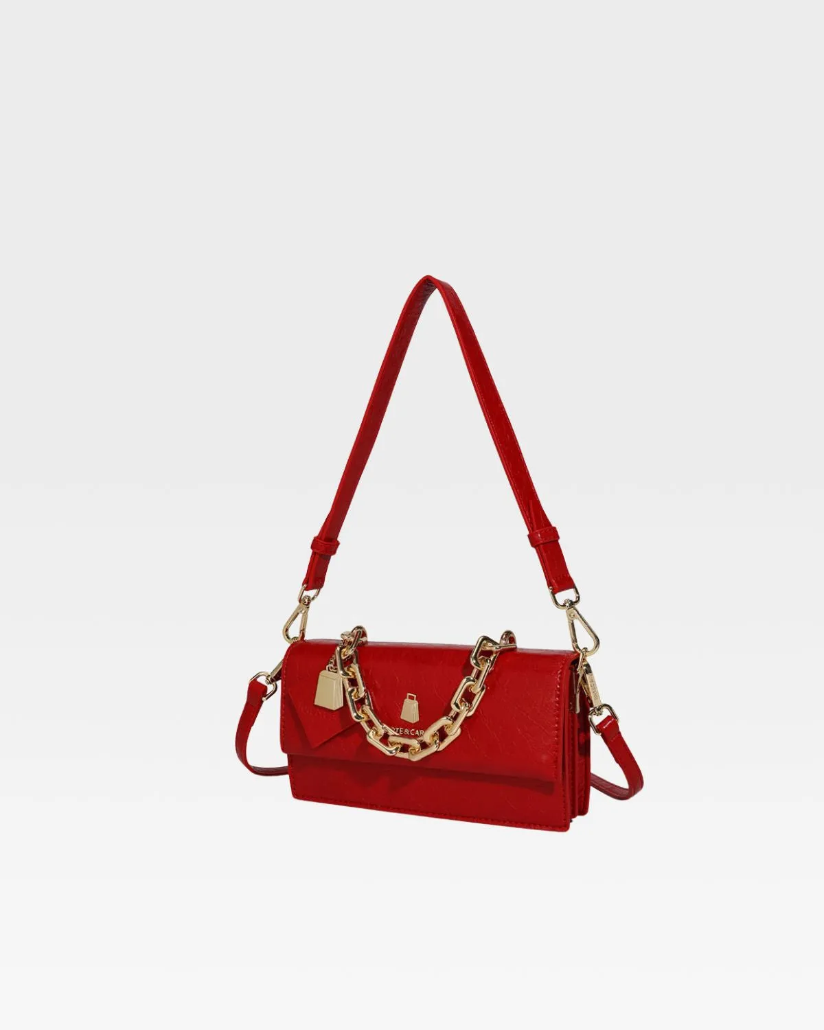 Red Camila Shoulder Bag