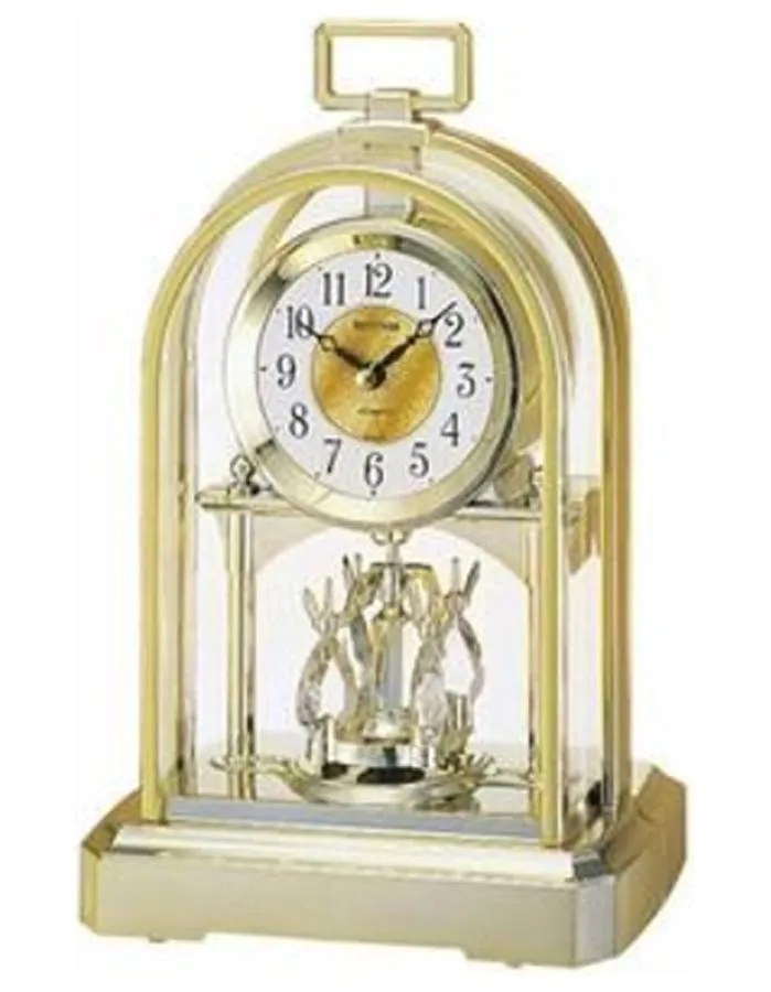 Rhythm Contemporary Carriage Motion Clock