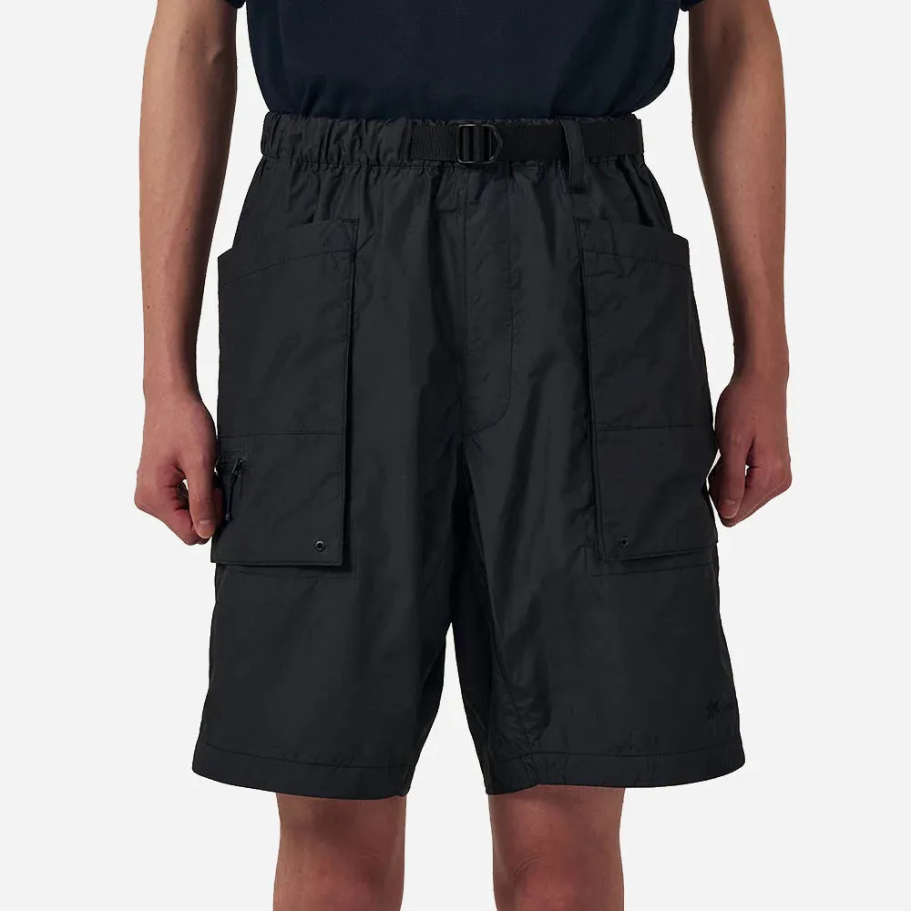 Rip-stop Cargo Shorts - Black