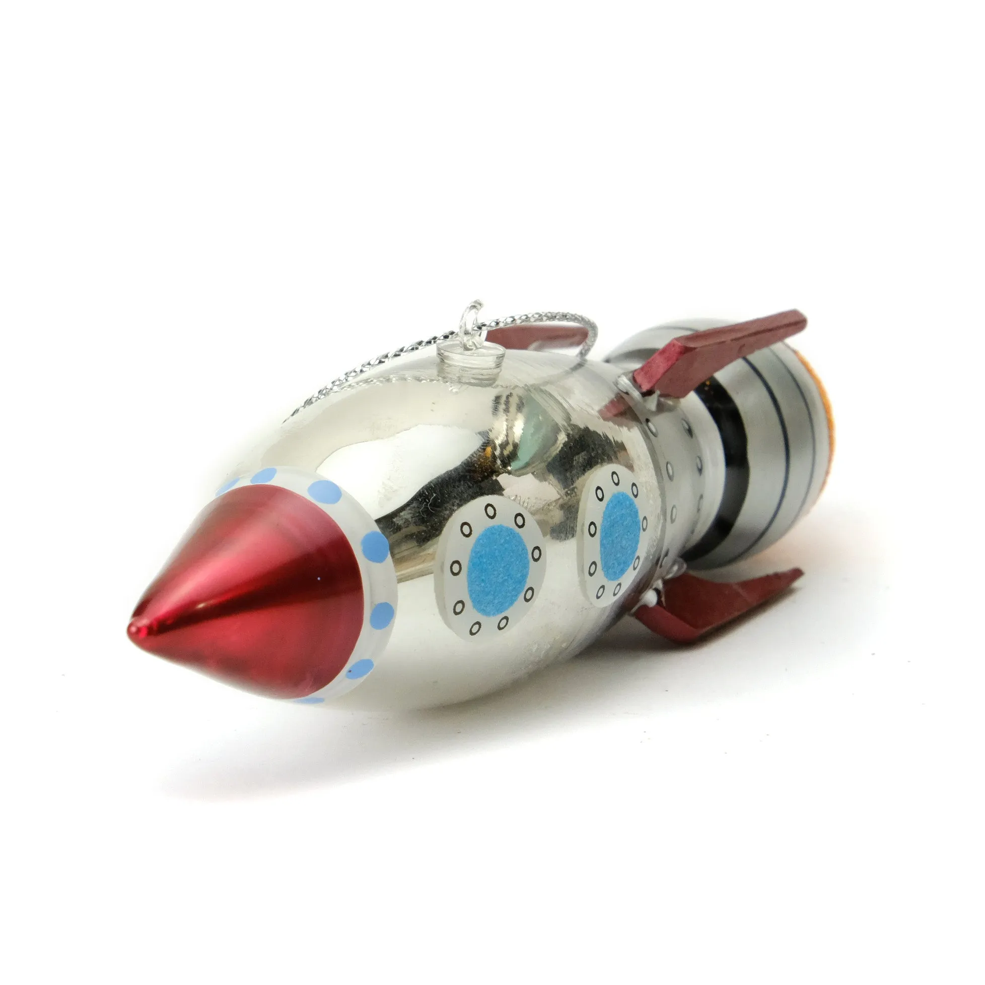 Rocket Ship to the Moon Ornament