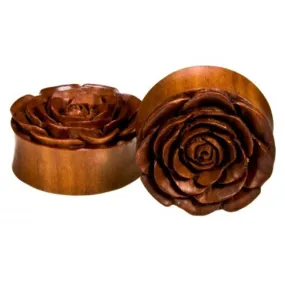 Rose Flower Plugs - Saba Wood