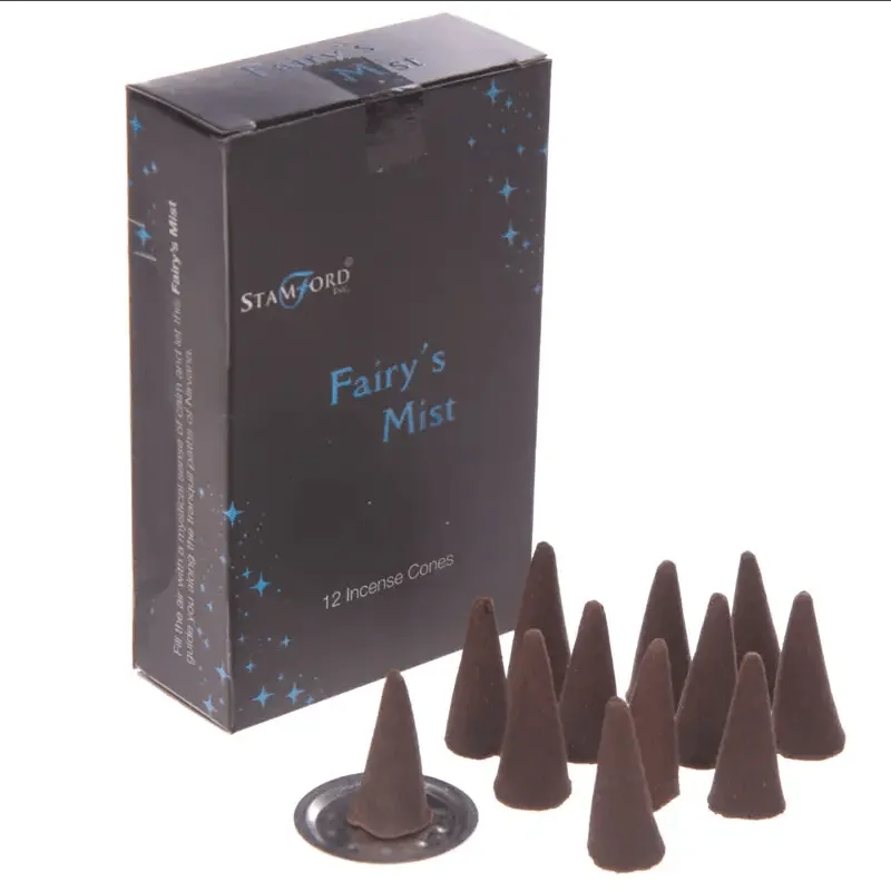 Stamford Black Incense Cones - Fairys Mist