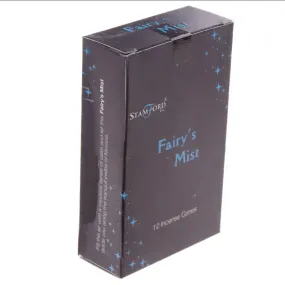 Stamford Black Incense Cones - Fairys Mist