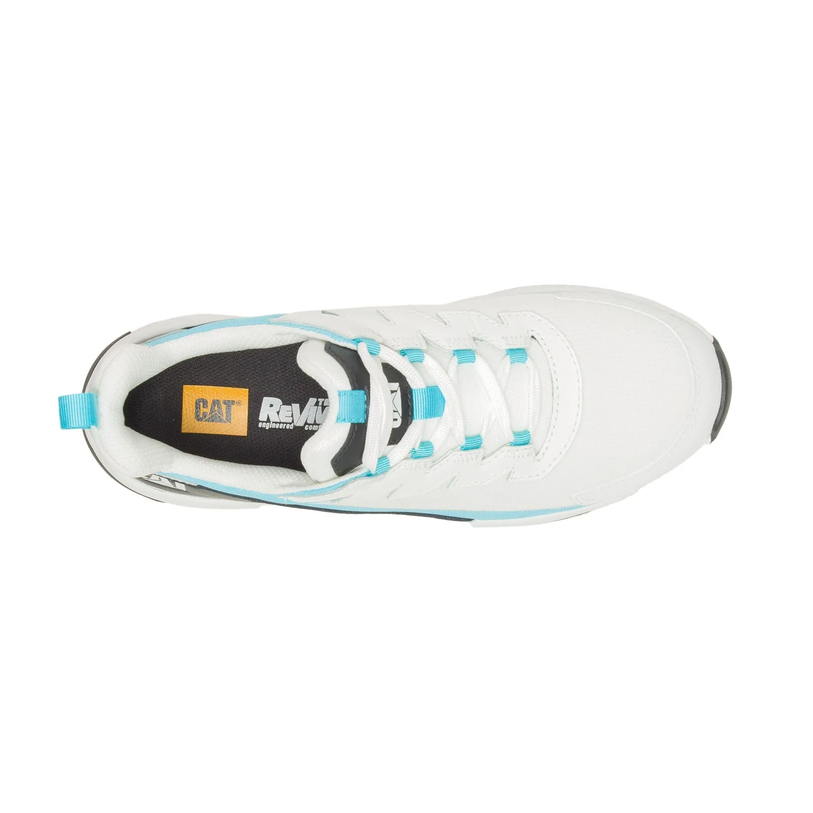 Streamline Runner WoMen's Composite-Toe Work Shoes Bright White/Blue