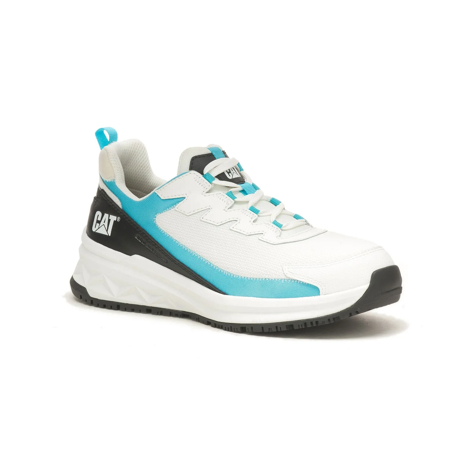 Streamline Runner WoMen's Composite-Toe Work Shoes Bright White/Blue