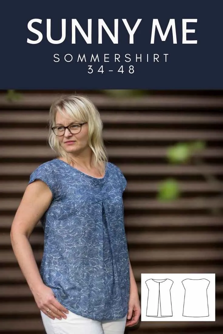 Sunny Me- Shirt mit Kellerfalte