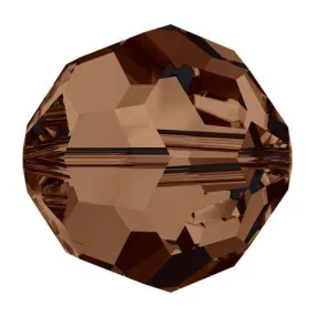 Swarovski 6mm Round - Smoked Topaz (10 Pack)