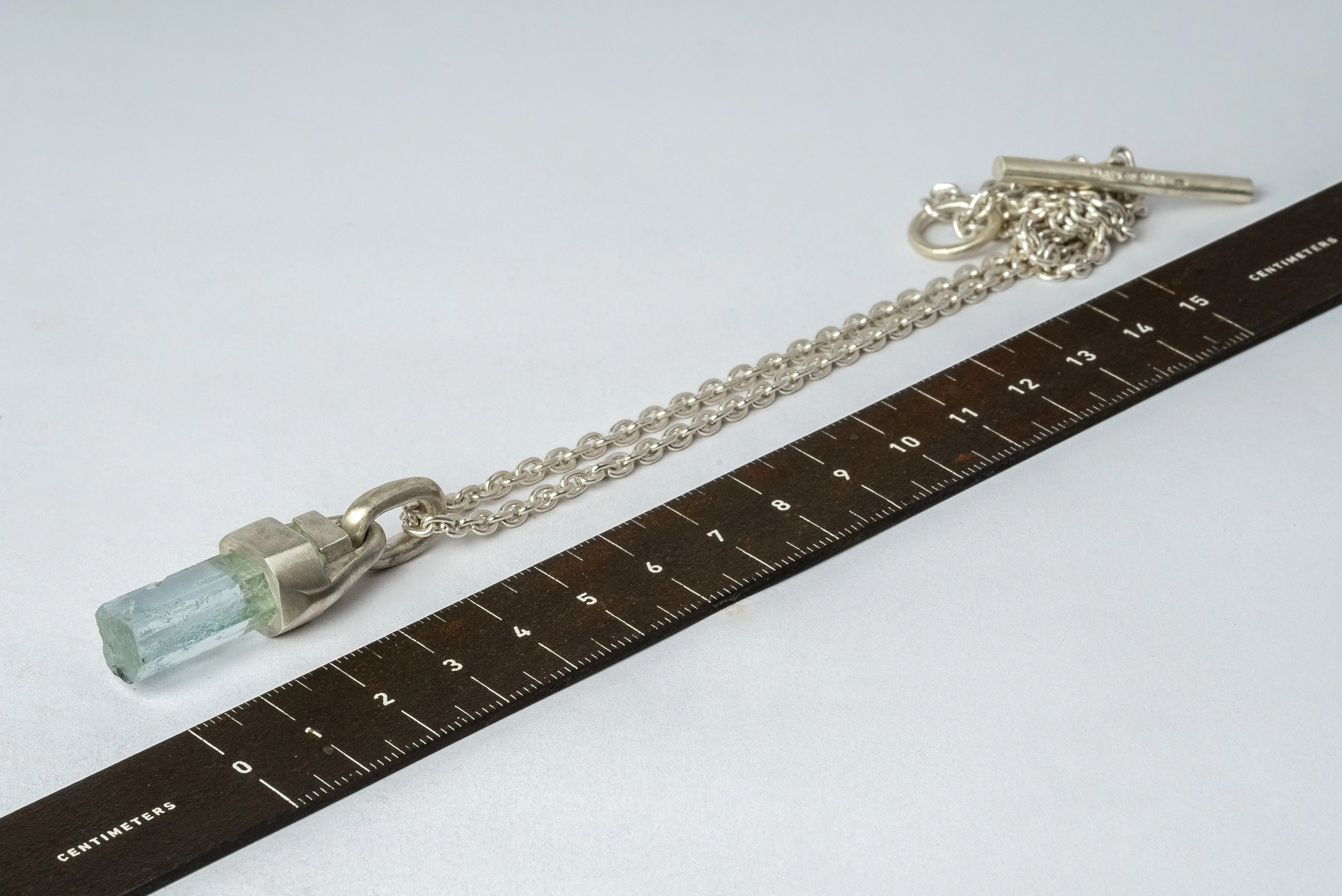 Talisman Necklace (50cm, Brace-Held, Healed, Aquamarine, MA AQU)