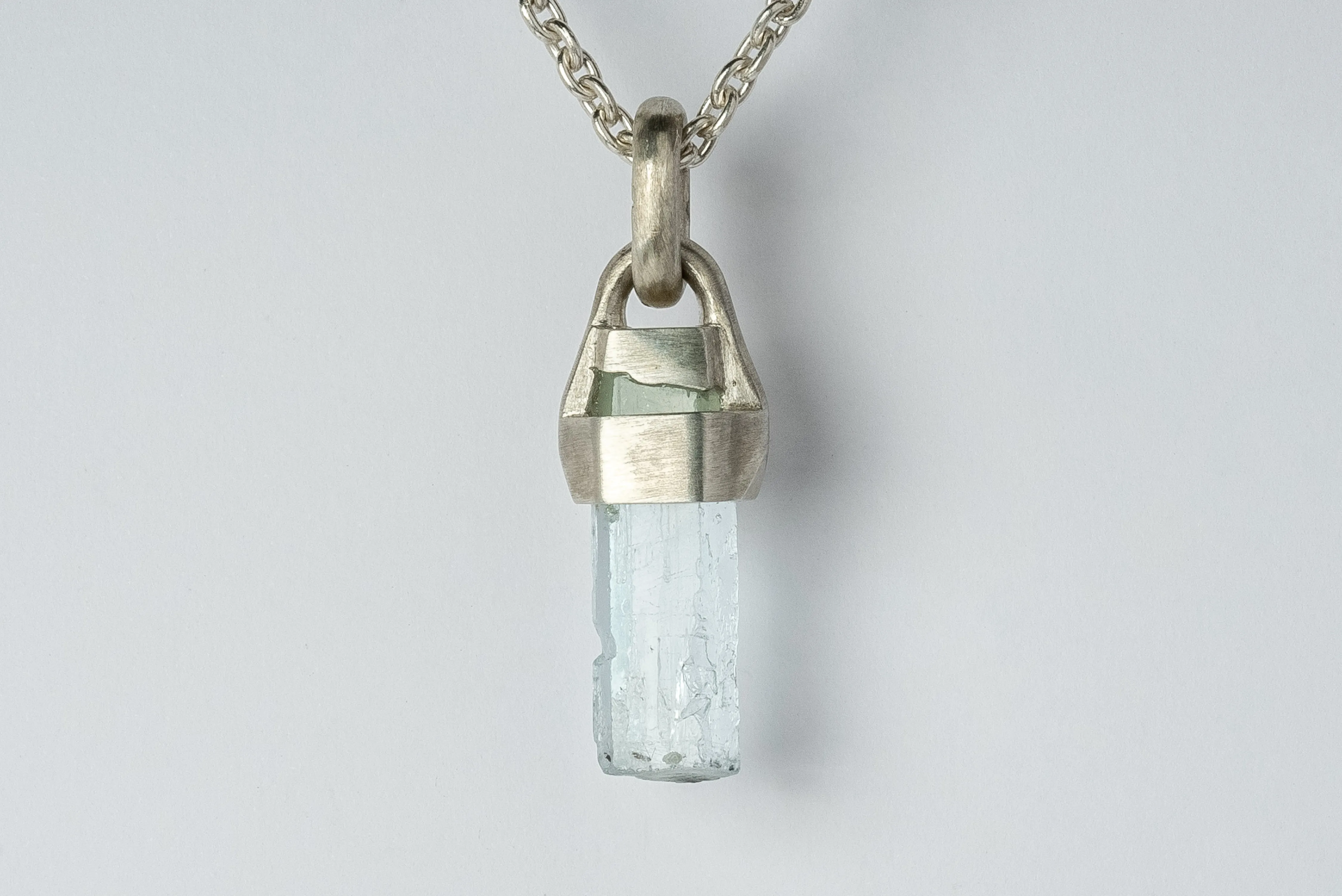 Talisman Necklace (50cm, Brace-Held, Healed, Aquamarine, MA AQU)