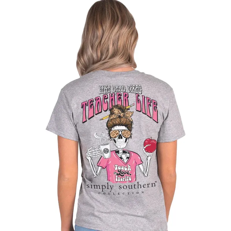 'TEACHER' [Simply Southern] Short Sleeve Tee