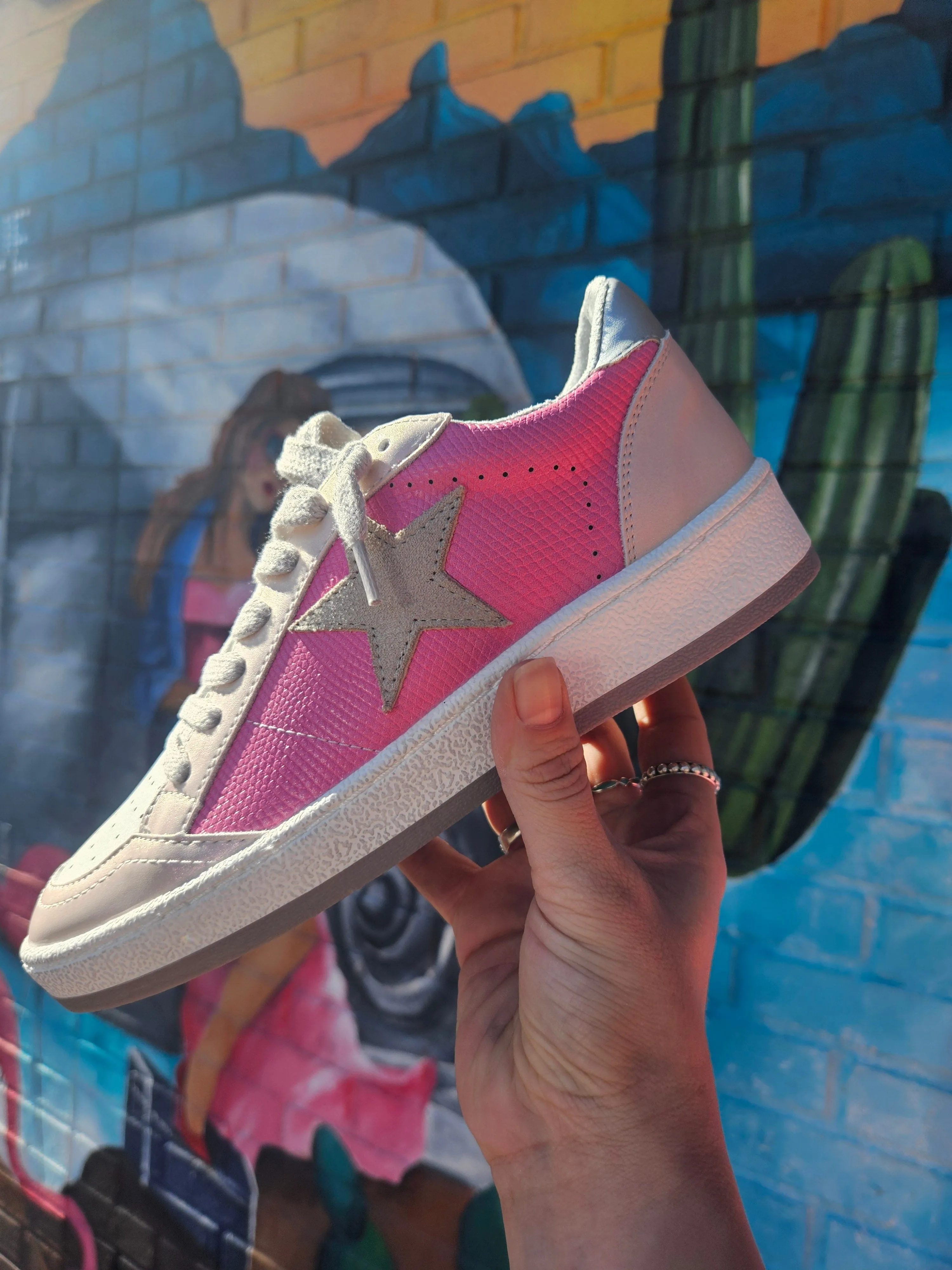 The Pink Liz Sneaker