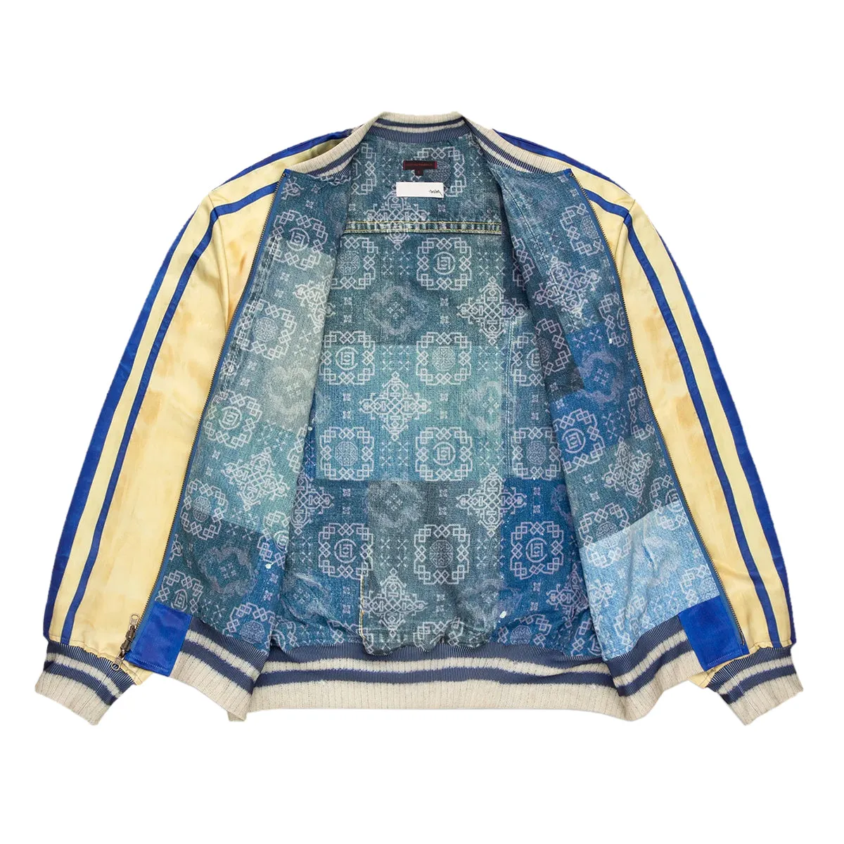   TOLQ Printed Reversible Souvenir Jacket 'Blue'