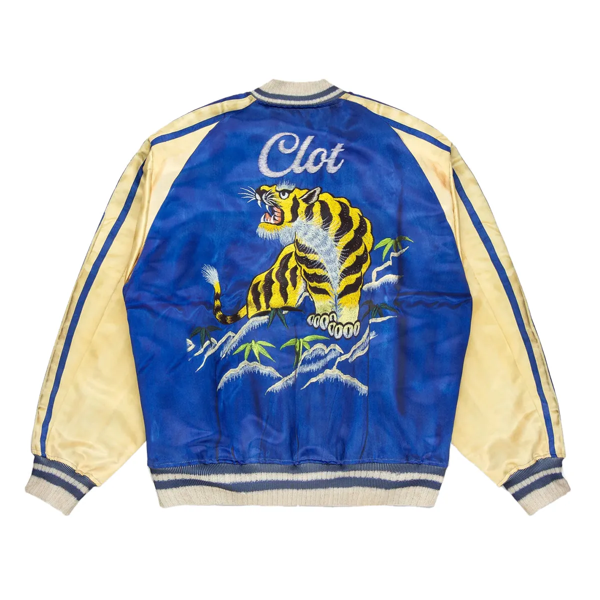   TOLQ Printed Reversible Souvenir Jacket 'Blue'