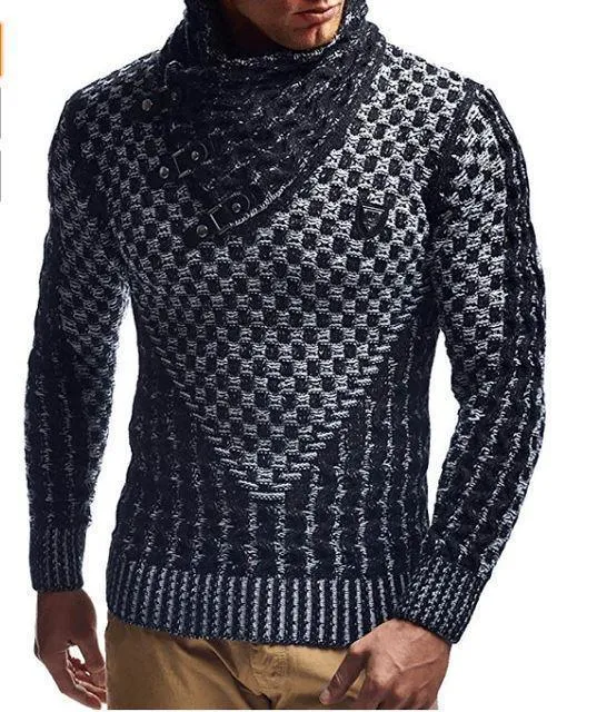 Turtleneck Pullover Sweater For Men