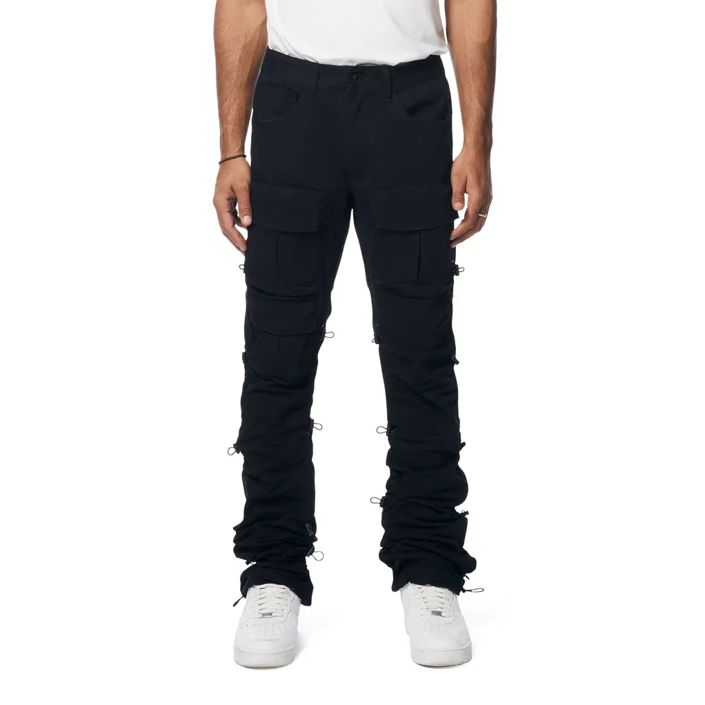 Utility Bungee Twill Pants - Black