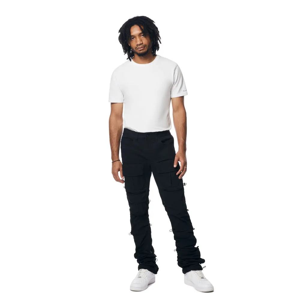 Utility Bungee Twill Pants - Black