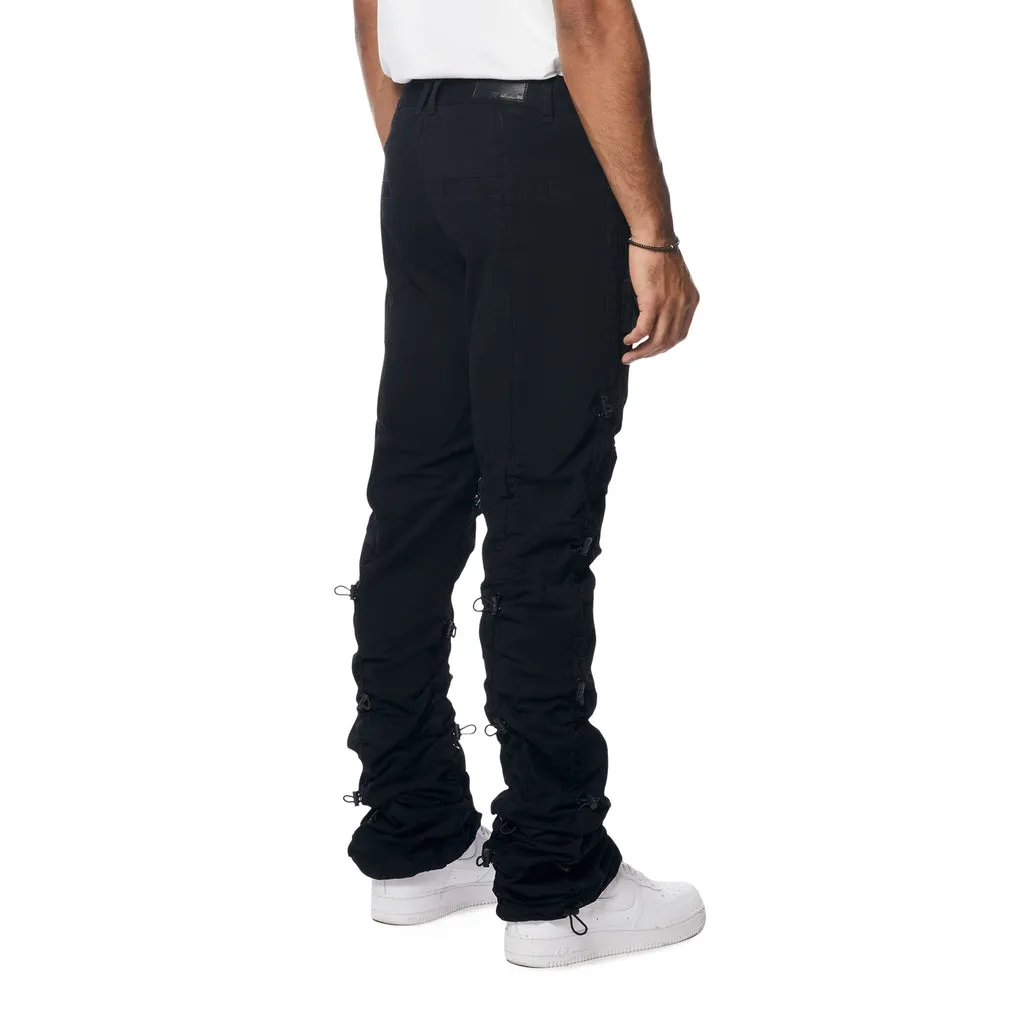 Utility Bungee Twill Pants - Black