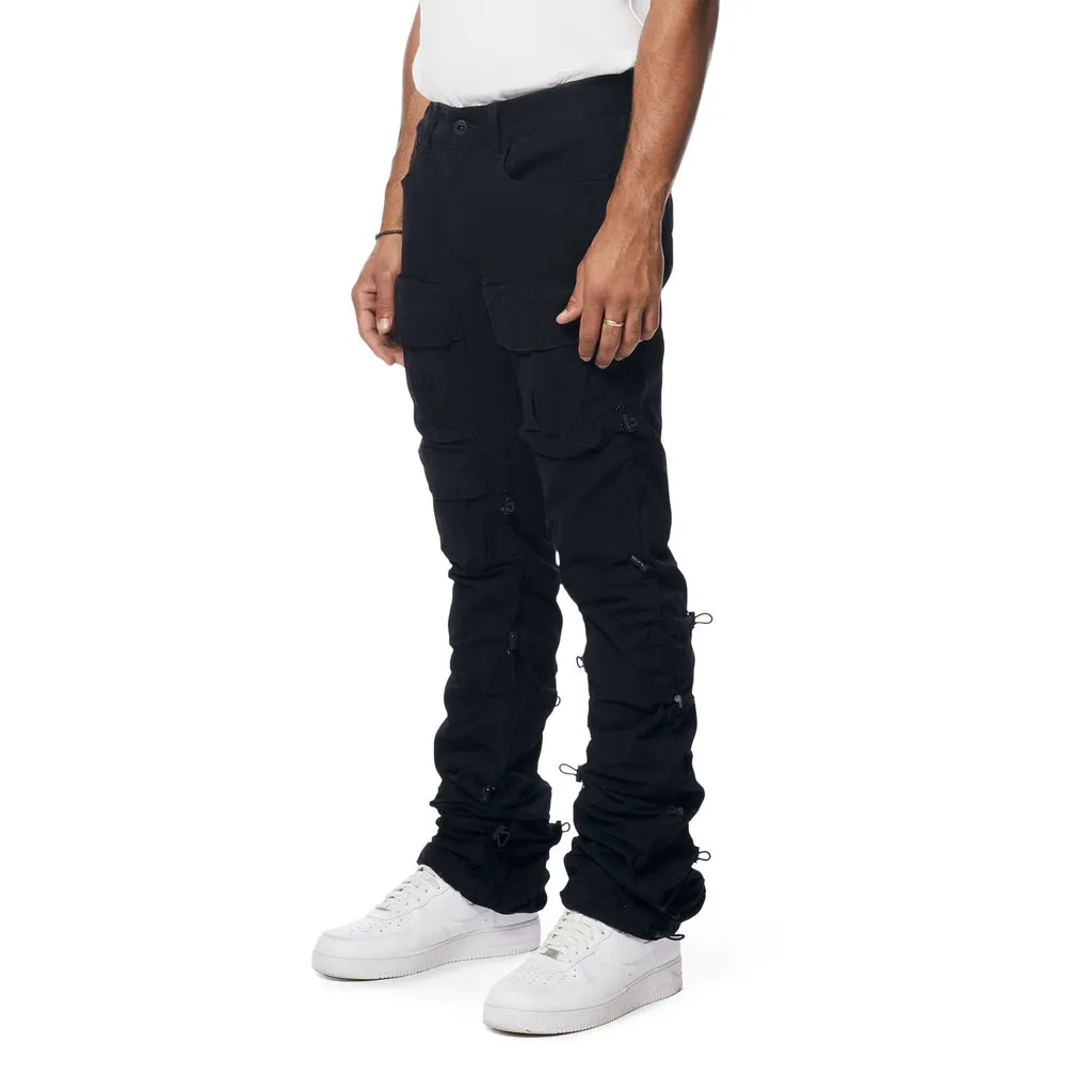 Utility Bungee Twill Pants - Black