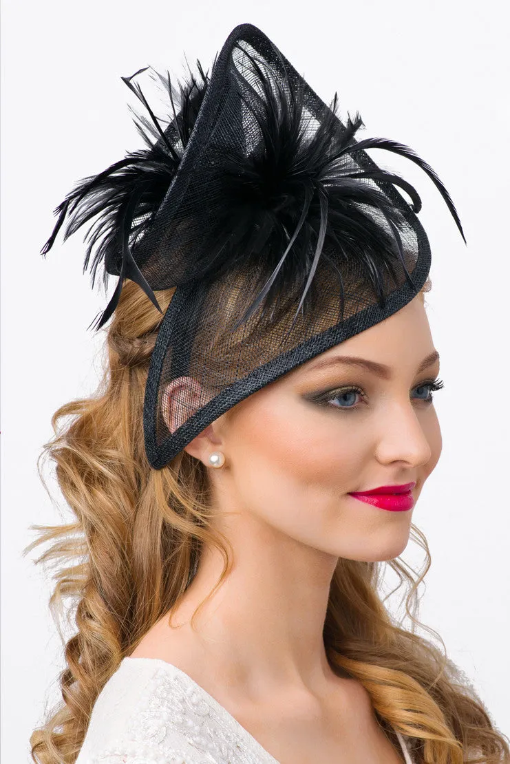 Victoria Fascinator - Black