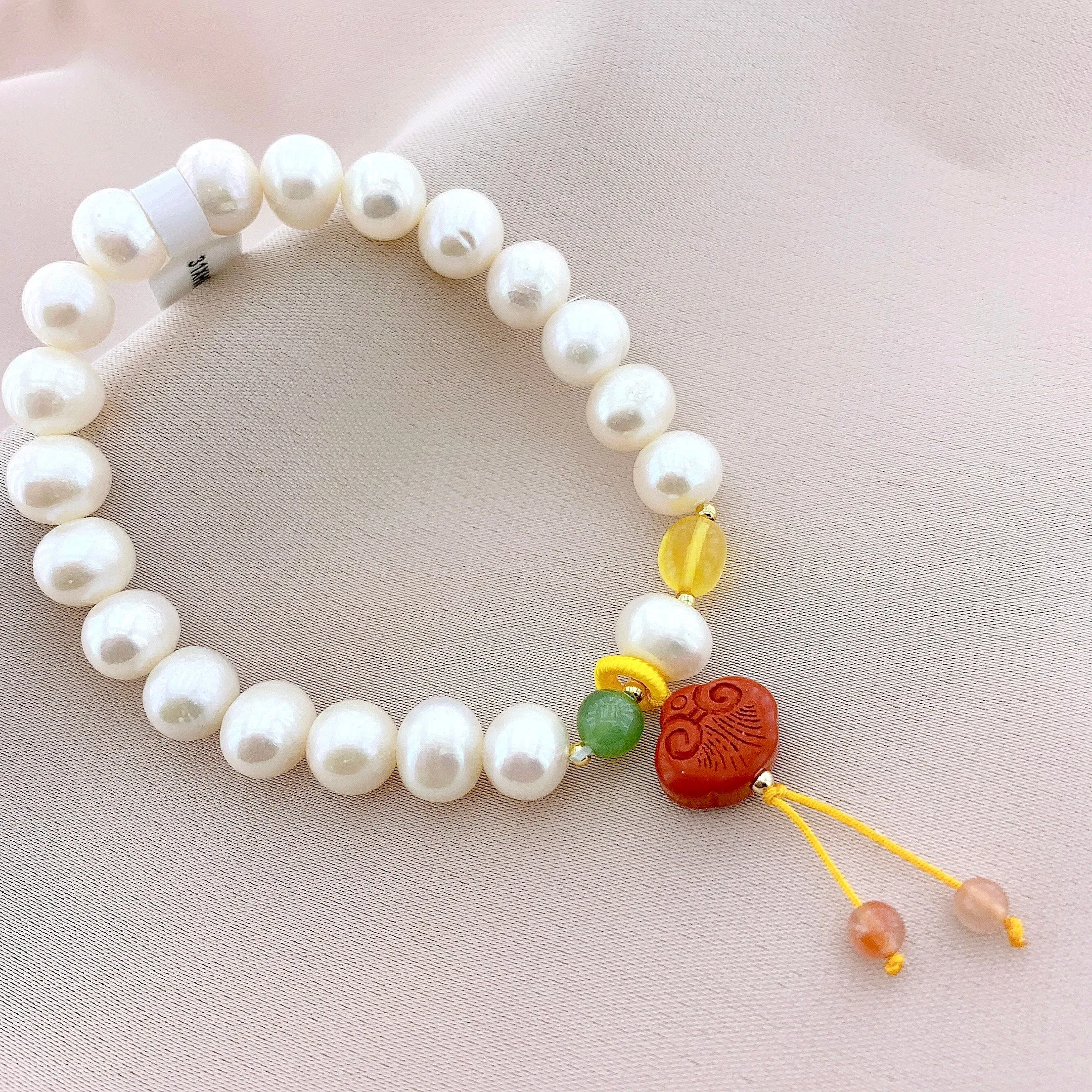 Women's Fashion Fresh Water Pearl Gemstone Bracelet