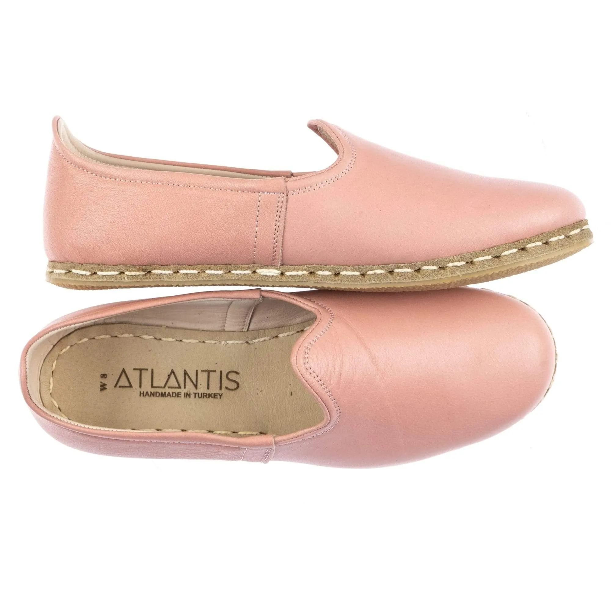 Women's Powder Pink Slip On Shoes