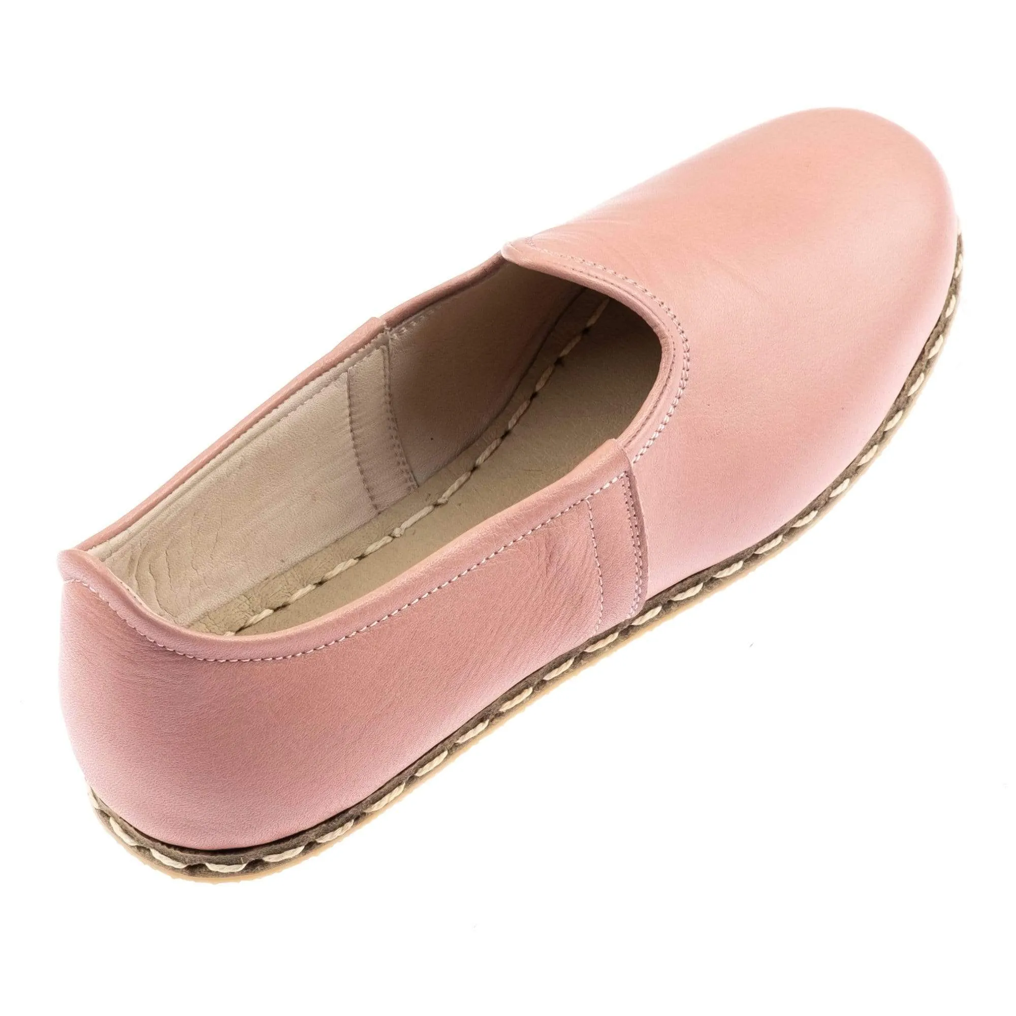 Women's Powder Pink Slip On Shoes